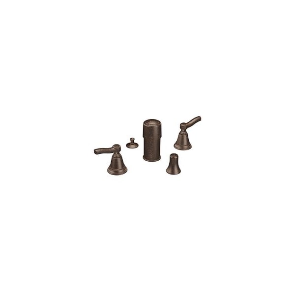 Brushed Nickel Two-Handle Bidet Faucet